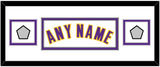 Los Angeles Name & 2 Champions Patches - Alternate White (2002-2018) - Double Mat 2