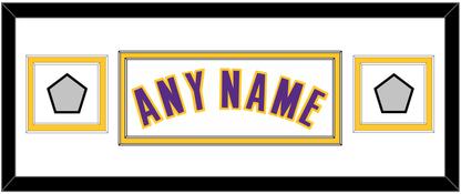 Los Angeles Name & 2 Trophy Patches - Alternate White (2002-2018) - Signature Tier 4