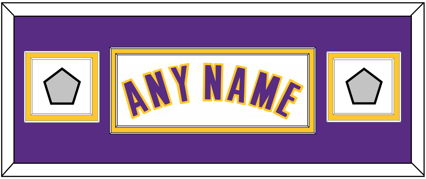 Los Angeles Name & 2 Champions Patches - Alternate White (2002-2018) - Signature Tier 6