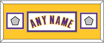 Los Angeles Name & 2 Trophy Patches - Alternate White (2002-2018) - Signature Tier 8