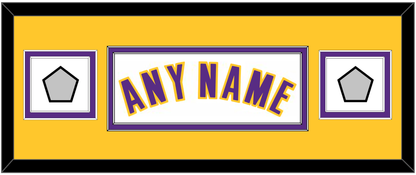 Los Angeles Name & 2 Finals Patches - Alternate White (2002-2018) - Signature Tier 8