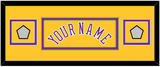 Los Angeles Name & 2 Finals Patches - Home Yellow (1999-2018) - Double Mat 4