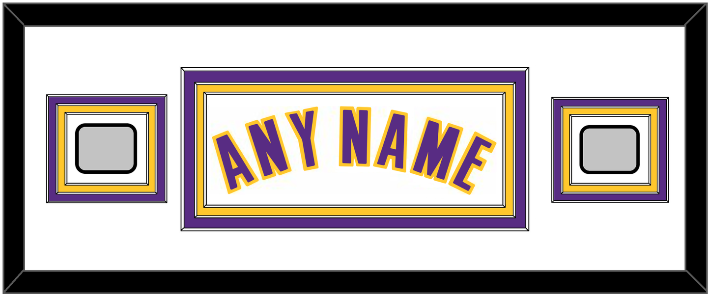 Los Angeles Name & 2 Finals Patches - Alternate White (2002-2018) - Premier Tier 2