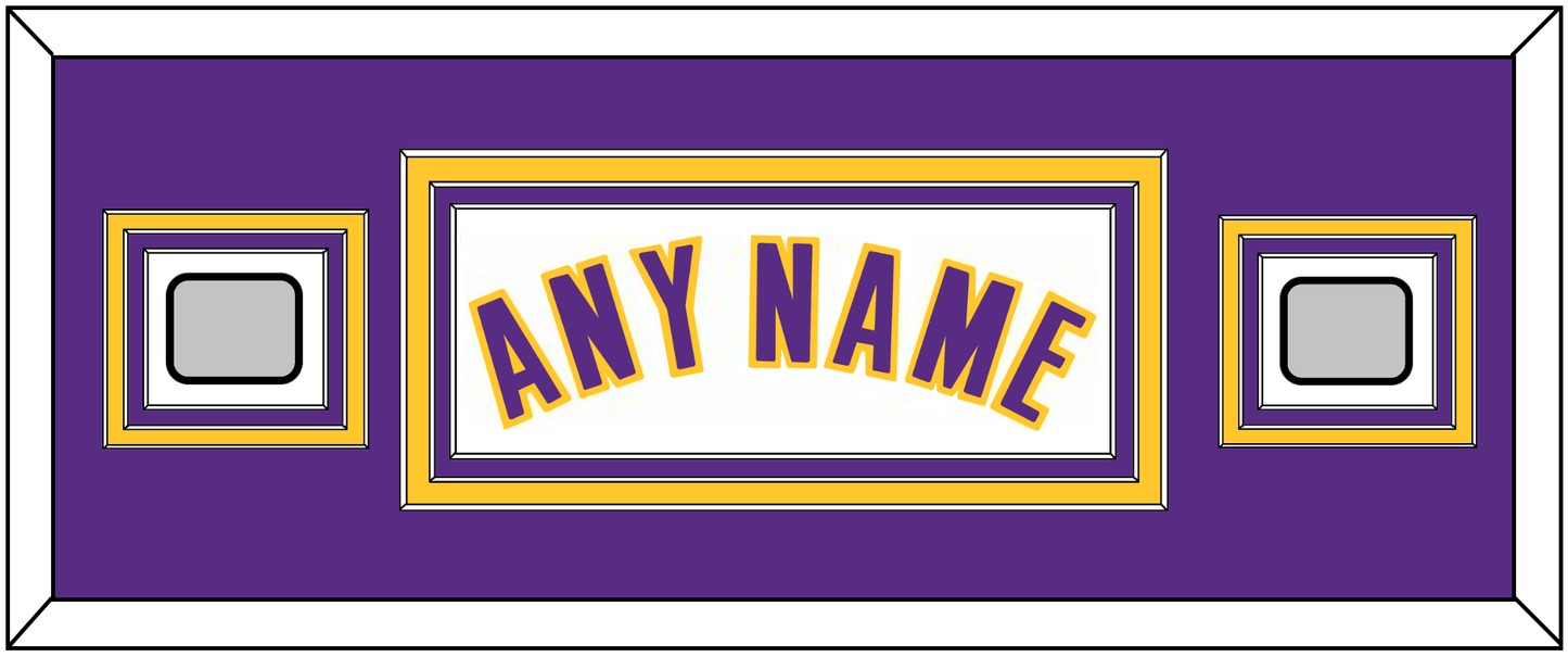 Los Angeles Name & 2 Champions Patches - Alternate White (2002-2018) - Premier Tier 4