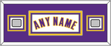 Los Angeles Name & 2 Champions Patches - Alternate White (2002-2018) - Triple Mat 4