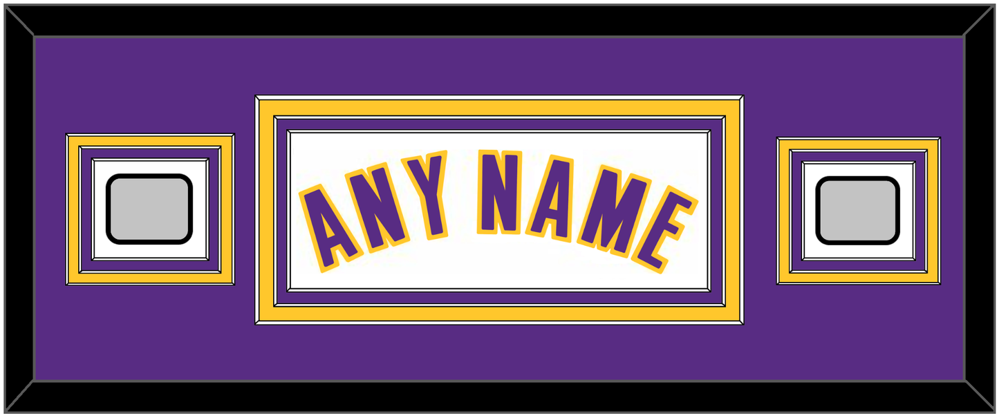 Los Angeles Name & 2 Trophy Patches - Alternate White (2002-2018) - Premier Tier 4