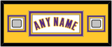 Los Angeles Name & 2 Trophy Patches - Alternate White (2002-2018) - Triple Mat 6