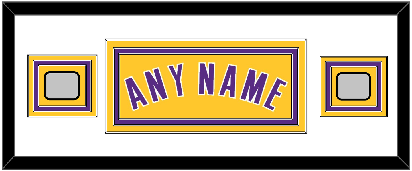 Los Angeles Name & 2 Finals Patches - Home Yellow (1999-2018) - Premier Tier 2