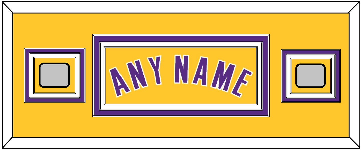 Los Angeles Name & 2 Trophy Patches - Home Yellow (1999-2018) - Premier Tier 4