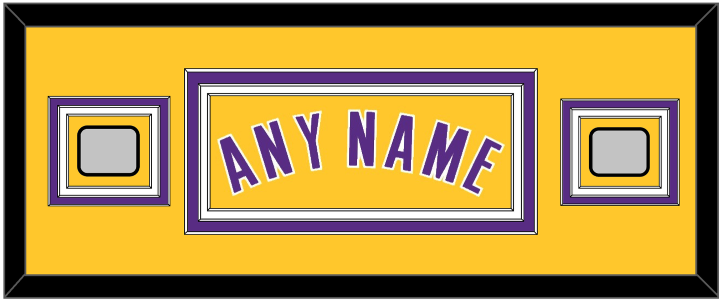 Los Angeles Name & 2 Champions Patches - Home Yellow (1999-2018) - Premier Tier 4