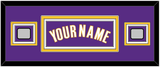Los Angeles Name & 2 Finals Patches - Road Purple (1999-2004) - Triple Mat 4