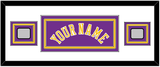 Los Angeles Name & 2 Trophy Patches - Road Purple (1978-1997) - Triple Mat 2