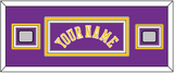 Los Angeles Name & 2 Trophy Patches - Road Purple (1978-1997) - Triple Mat 4