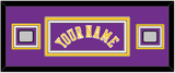 Los Angeles Name & 2 Trophy Patches - Road Purple (1978-1997) - Triple Mat 4