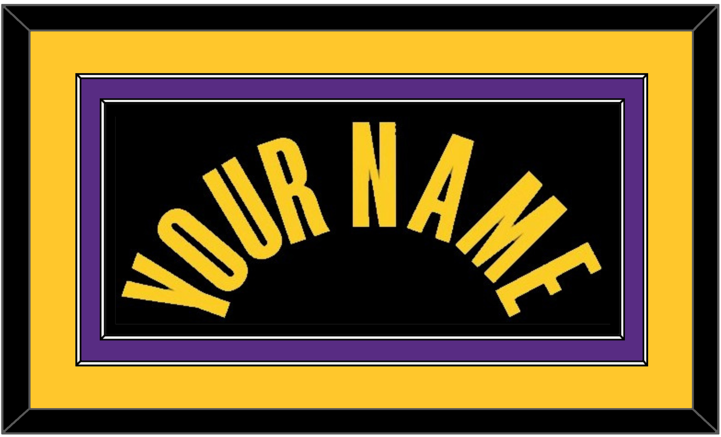 Los Angeles Name - Black Mamba (2017-2018, 2020) - Signature Tier 3