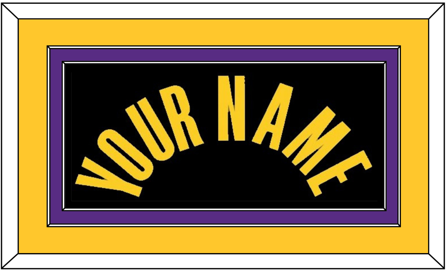 Los Angeles Name - Black Mamba (2017-2018, 2020) - Signature Tier 3
