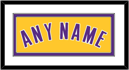 Los Angeles Name - Home Yellow (1999-2018) - Signature Tier 1