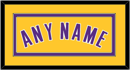 Los Angeles Name - Home Yellow (1999-2018) - Signature Tier 2