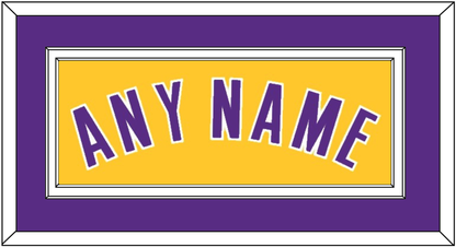 Los Angeles Name - Home Yellow (1999-2018) - Signature Tier 3