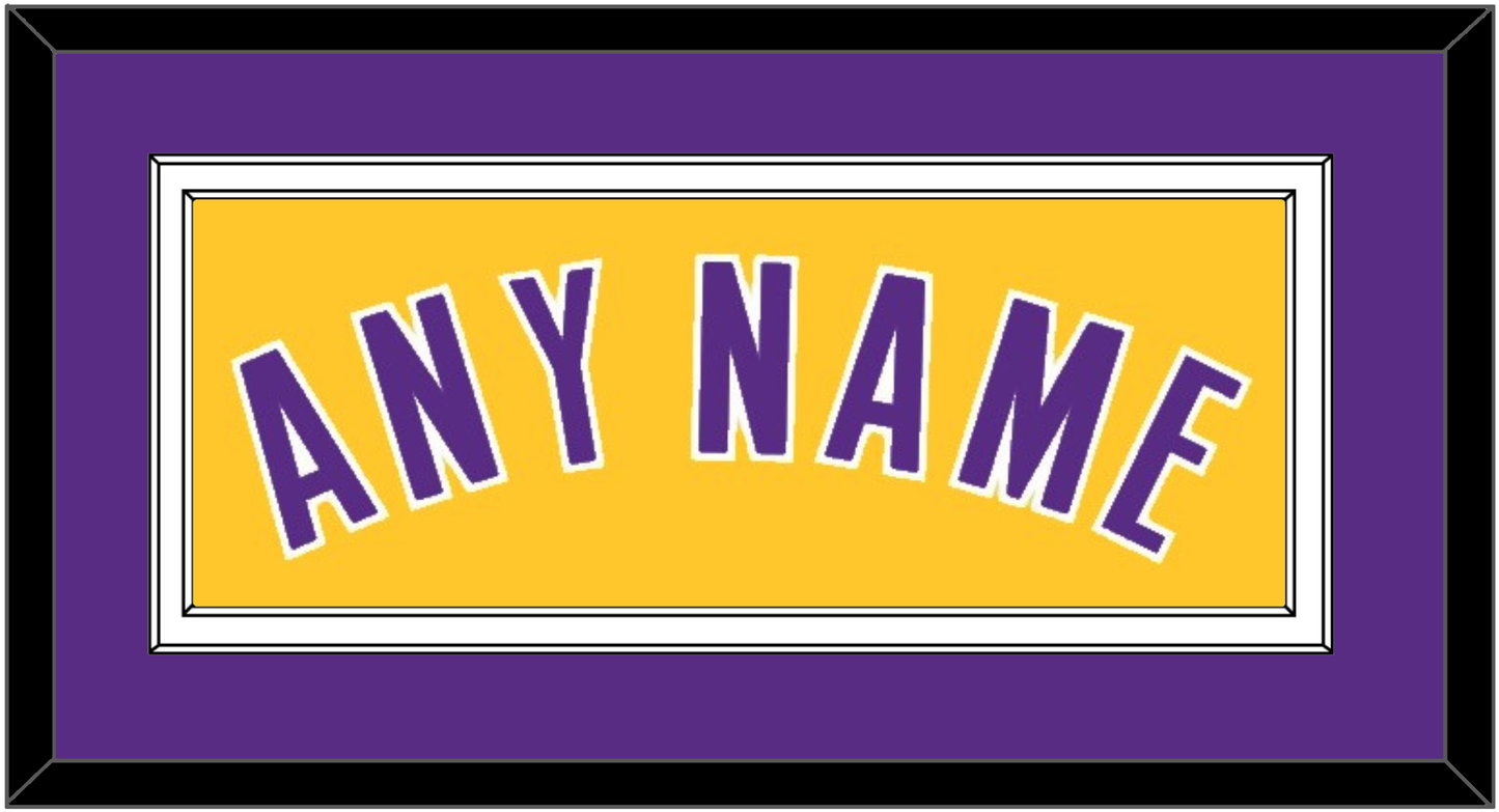 Los Angeles Name - Home Yellow (1999-2018) - Signature Tier 3