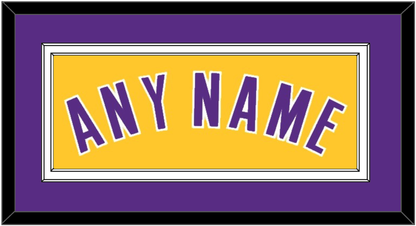 Los Angeles Name - Home Yellow (1999-2018) - Signature Tier 3