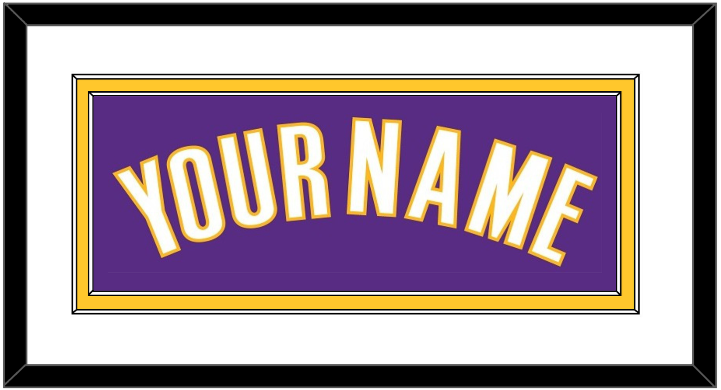 Los Angeles Name - Road Purple (1999-2004) - Signature Tier 1