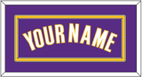 Los Angeles Name - Road Purple (1999-2004) - Double Mat 2
