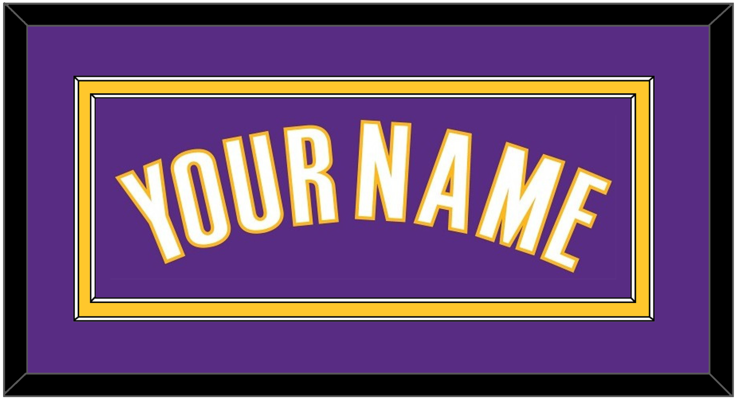 Los Angeles Name - Road Purple (1999-2004) - Signature Tier 2