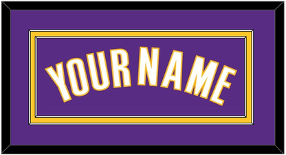 Los Angeles Name - Road Purple (1999-2004) - Signature Tier 2