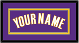Los Angeles Name - Road Purple (1999-2004) - Double Mat 2