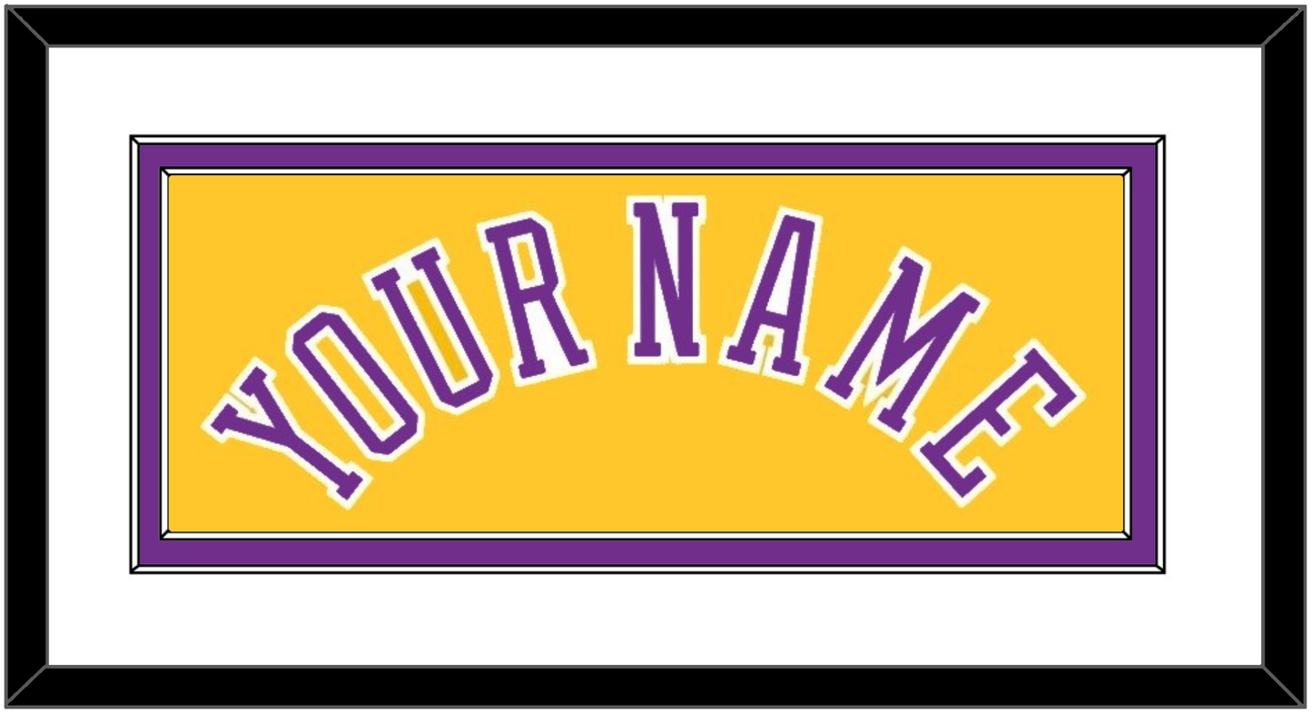 Los Angeles Name - Home Yellow (1978-1997) - Signature Tier 1