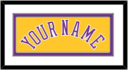 Los Angeles Name - Home Yellow (1978-1997) - Signature Tier 1