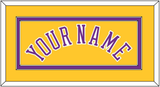 Los Angeles Name - Home Yellow (1978-1999) - Double Mat 2