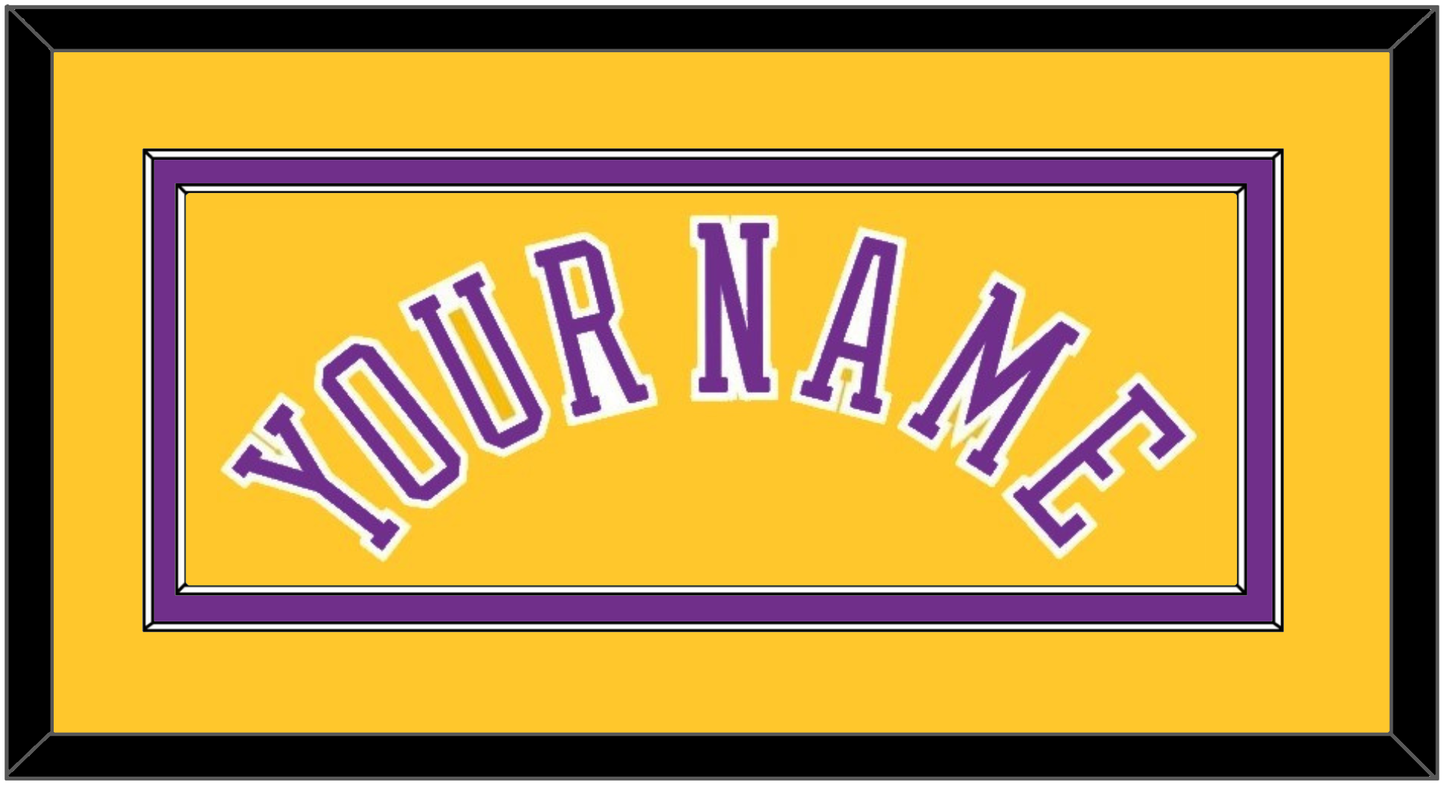 Los Angeles Name - Home Yellow (1978-1997) - Signature Tier 2