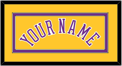 Los Angeles Name - Home Yellow (1978-1997) - Signature Tier 2