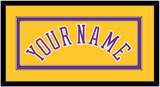 Los Angeles Name - Home Yellow (1978-1999) - Double Mat 2