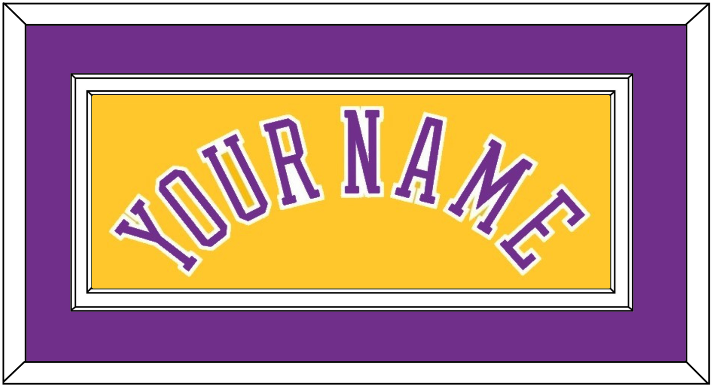 Los Angeles Name - Home Yellow (1978-1997) - Signature Tier 3