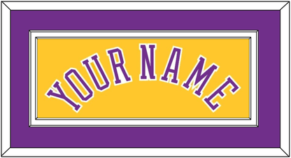 Los Angeles Name - Home Yellow (1978-1997) - Signature Tier 3