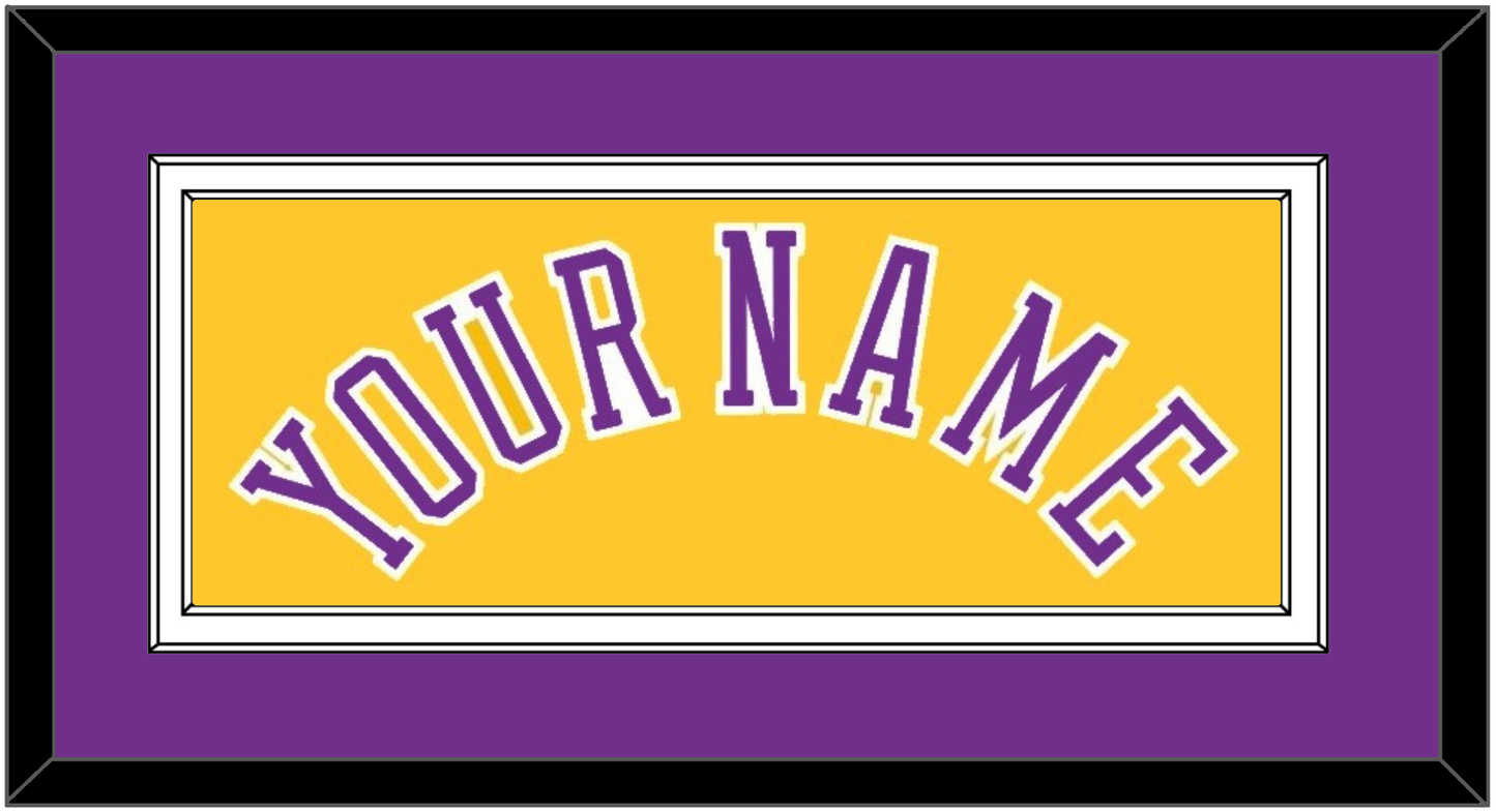 Los Angeles Name - Home Yellow (1978-1997) - Signature Tier 3