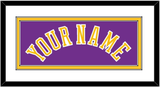 Los Angeles Name - Road Purple (1967-1999) - Double Mat 1