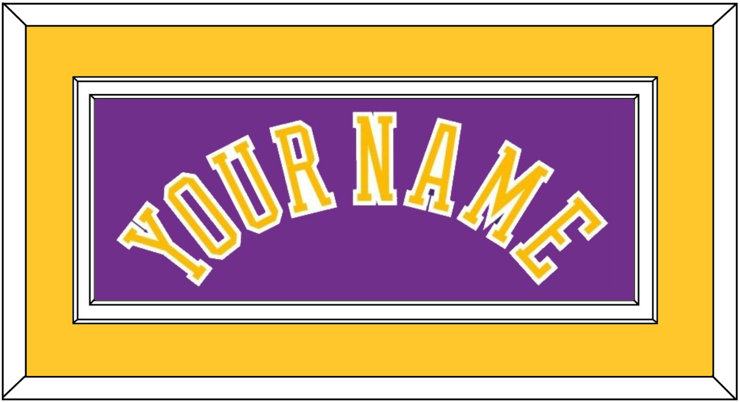 Los Angeles Name - Road Purple (1978-1997) - Signature Tier 2
