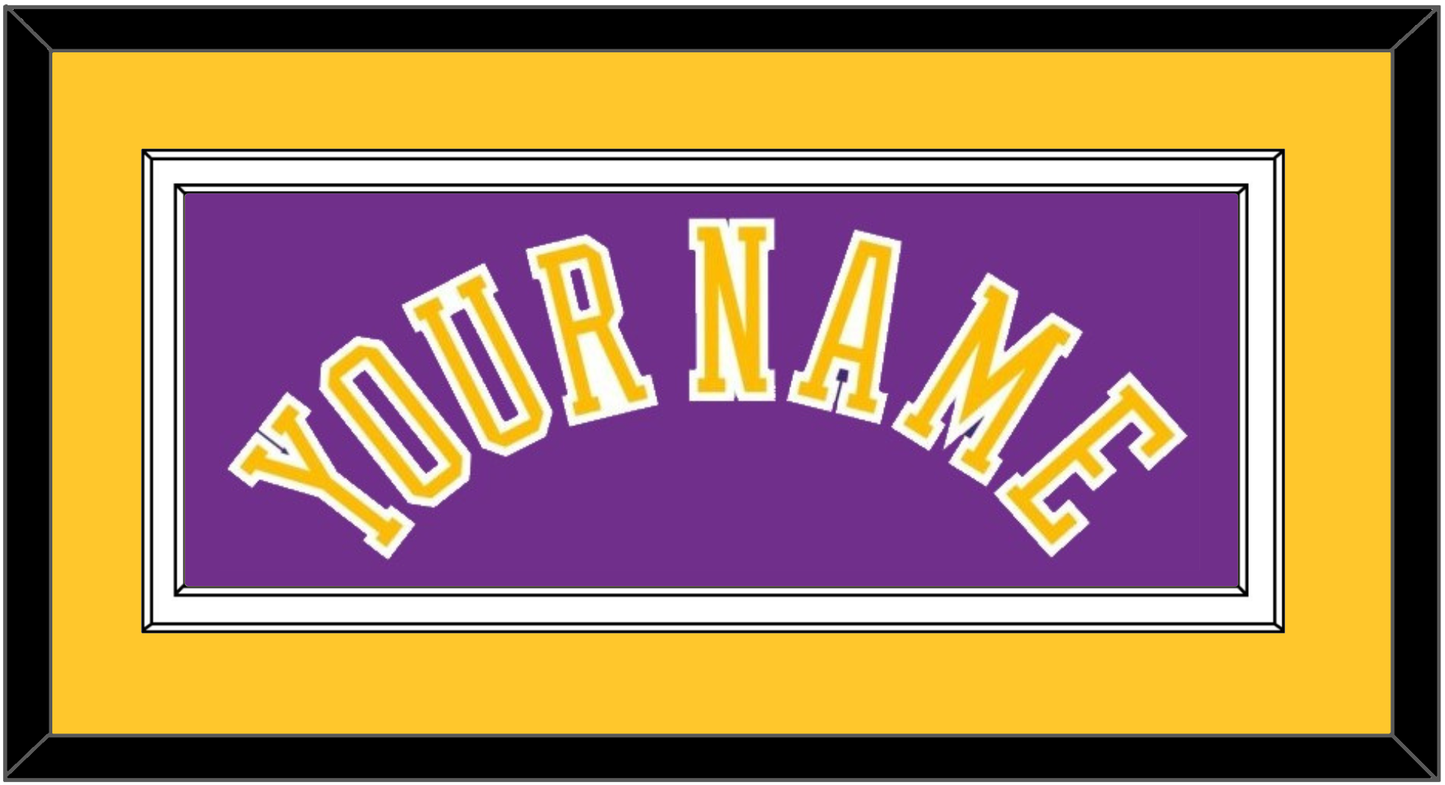 Los Angeles Name - Road Purple (1978-1997) - Signature Tier 2