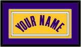 Los Angeles Name - Yellow Icon - Triple Mat 3