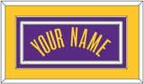 Los Angeles Name - Purple Statement - Triple Mat 2