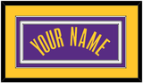 Los Angeles Name - Purple Statement - Triple Mat 2