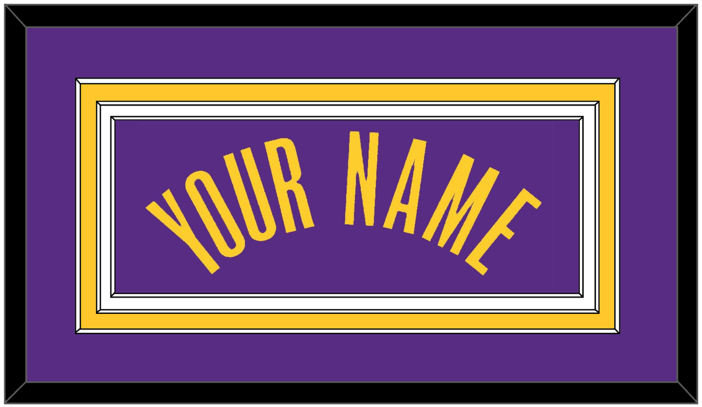 Los Angeles Name - Purple Statement - Premier Tier 3