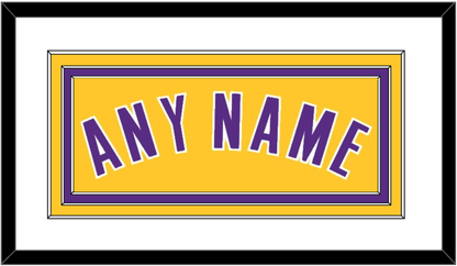 Los Angeles Name - Home Yellow (1999-2018) - Premier Tier 1