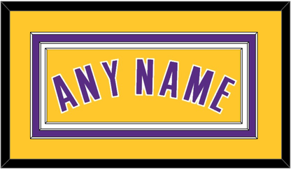 Los Angeles Name - Home Yellow (1999-2018) - Premier Tier 2