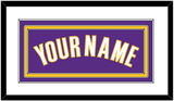 Los Angeles Name - Road Purple (1999-2004) - Triple Mat 1