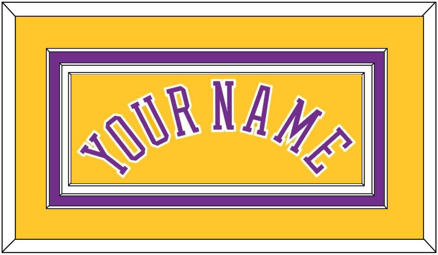 Los Angeles Name - Home Yellow (1978-1997) - Premier Tier 2
